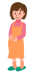 (イラスト)妊婦さん