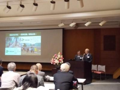 愛護会会長らによる日頃の景観形成活動のプレゼンテーション