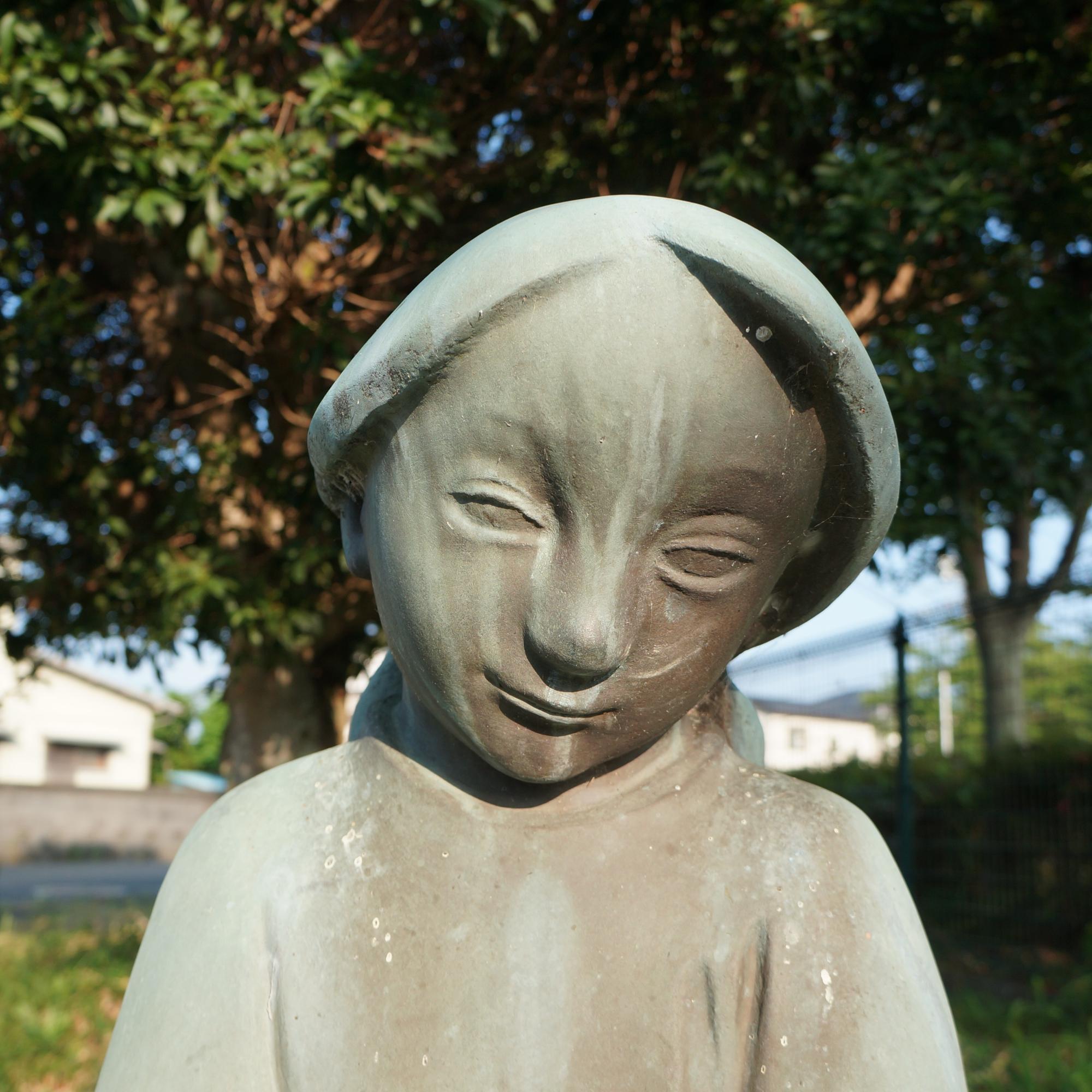 水辺で