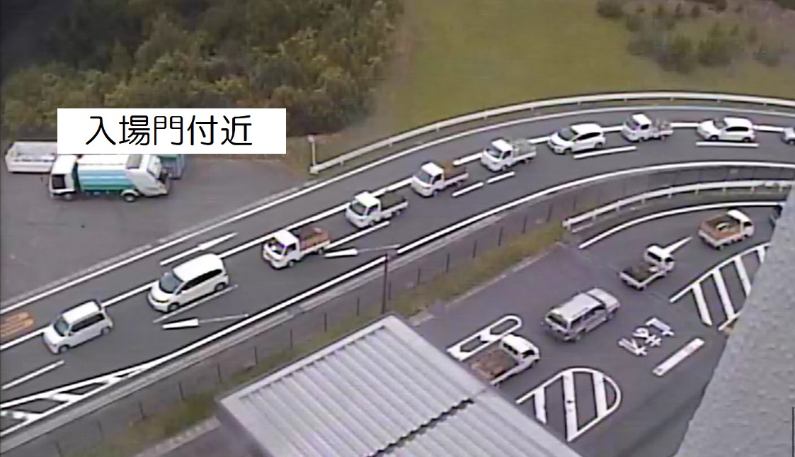 入場門付近