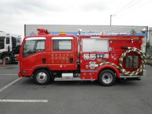 （画像）消防ポンプ自動車・助手席側