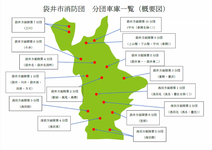 車庫位置概要図