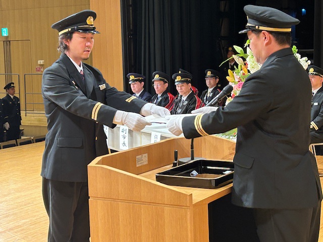 辞令書交付