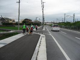 幹線道路整備後のイメージ写真