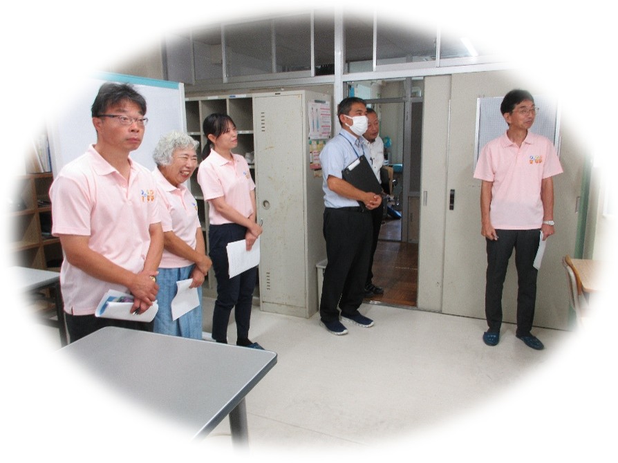 教育委員視察風景