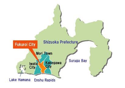 Map of Fukuroi-city