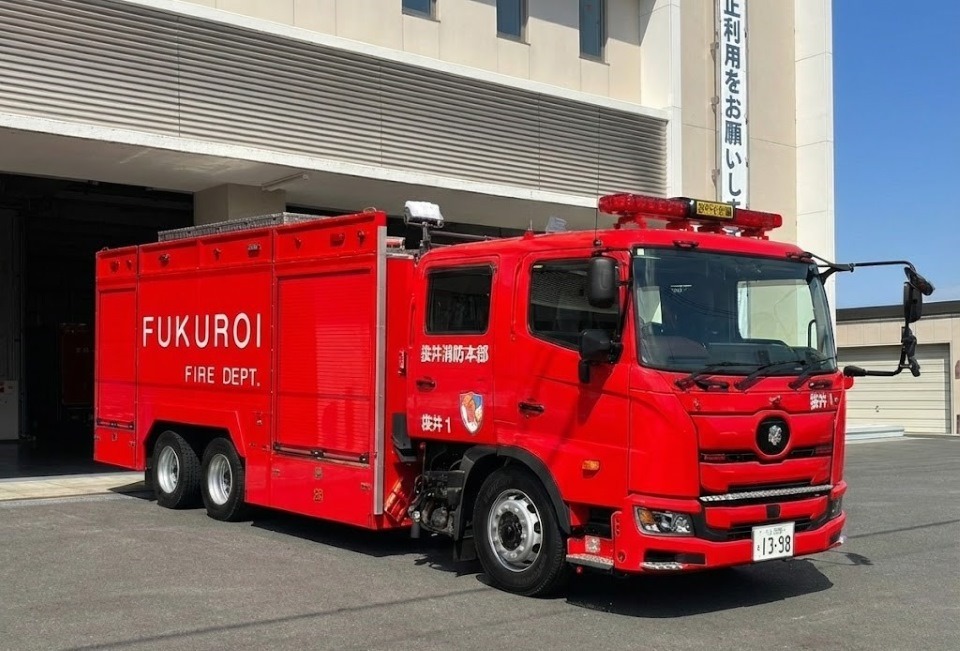 タンク付消防ポンプ自動車