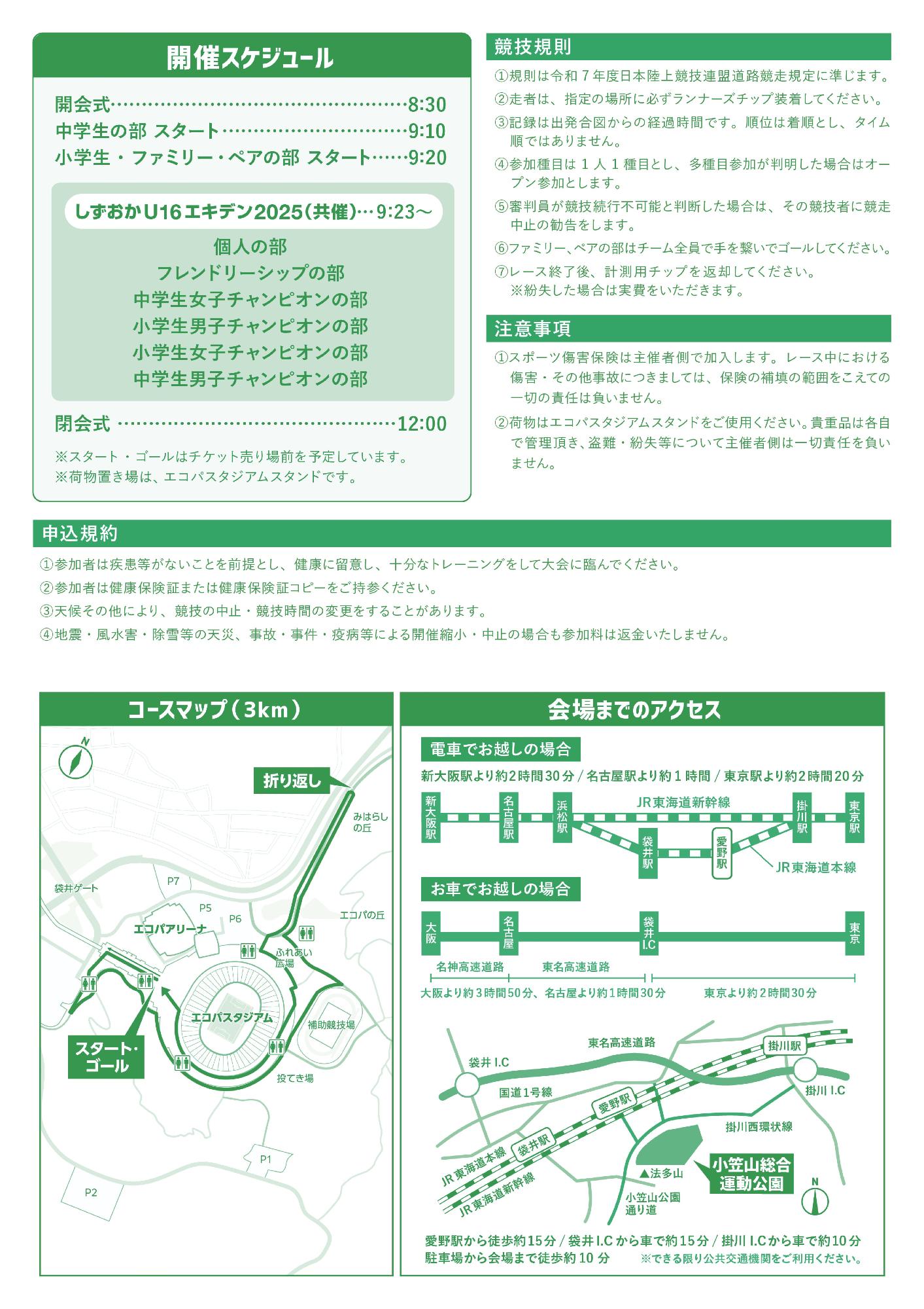 袋井クラウンメロンマラソンin ECOPA 市制施行20周年記念 『子メロン大会』（裏）