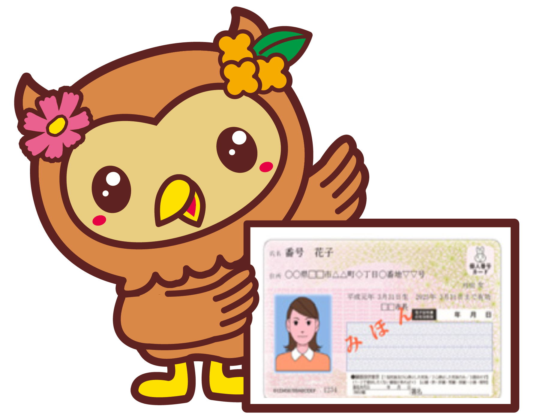 フッピーの画像（マイナンバーカード）