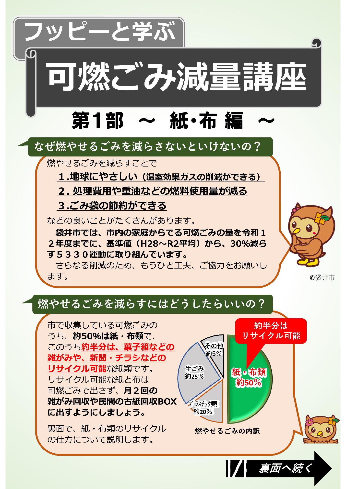 ごみ減量講座1－1
