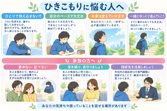 ひきこもり具体例の図
