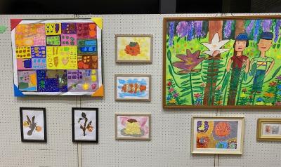 昨年度の障がい者アート・障がい啓発展示会の様子2