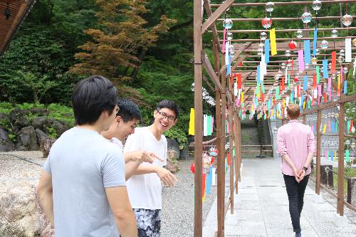 異文化カフェSP法多山風鈴まつり鑑賞