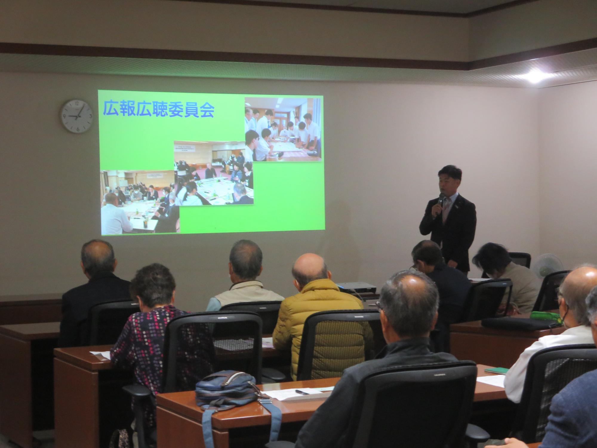 シニアクラブ袋井市との意見交換会の様子